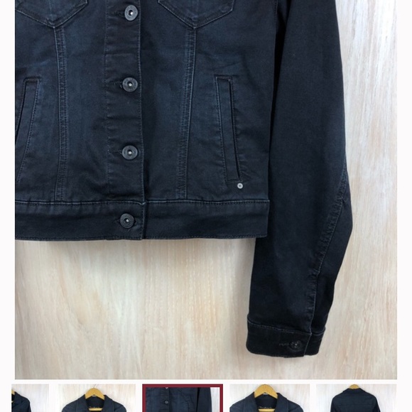 Slightly Cropped Denim Jacket SAMANTHA - Picture 3 of 8